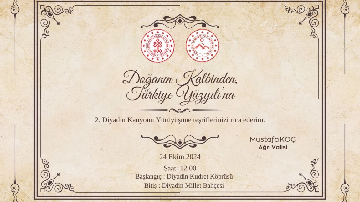 2. DİYADİN KANYON YÜRÜYÜŞÜ